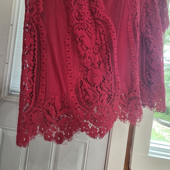 Burgandy Maxi Dress - Picture 3 of 4